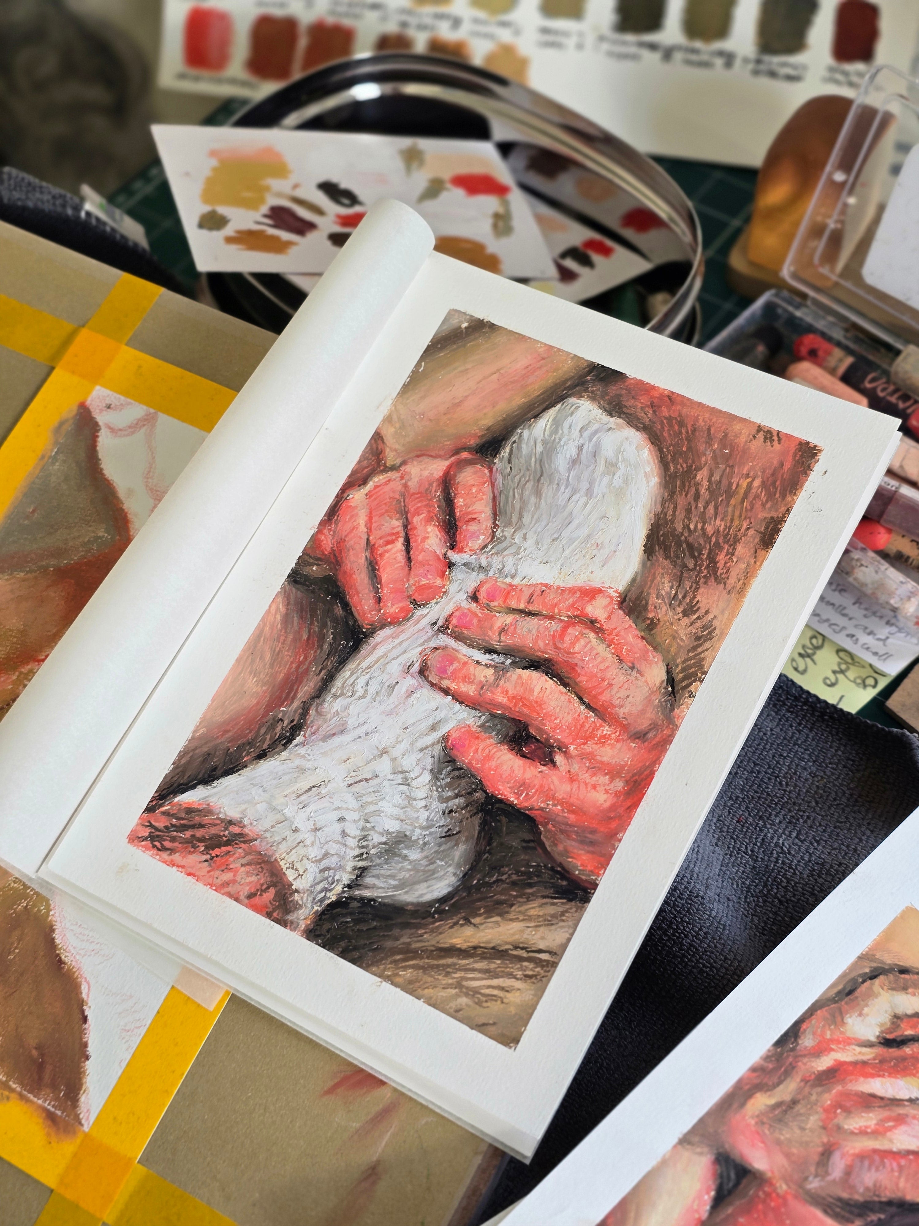Oil Pastel on Paper